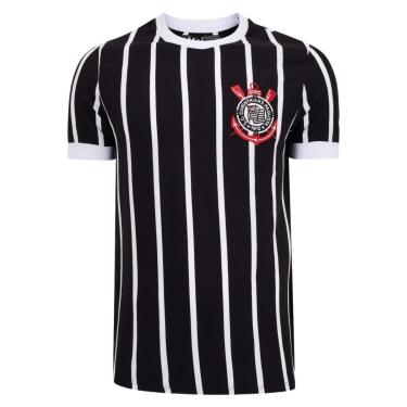 Imagem de Camiseta Corinthians Masculina Listrada Democracia Nº 8 Licenciada-Masculino
