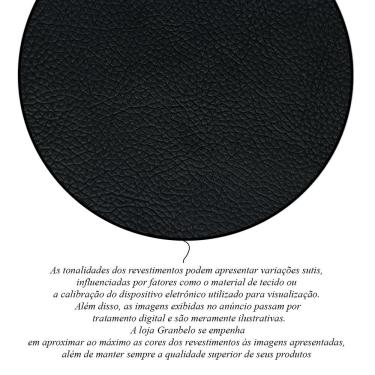 Imagem de Conjunto de Sofá Sala de Estar Stanford Chesterfield 2 e 3 Lugares 200cm/260cm Pés Madeira Couro Preto G58 - Gran Belo