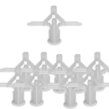 Imagem de 10 buchas plásticas para drywall 24 a 32mm vonder