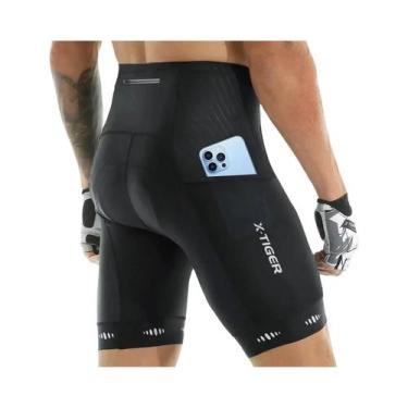 Imagem de Calças De Ciclismo Masculinas Respiráveis Antiderrapantes Com Almofada