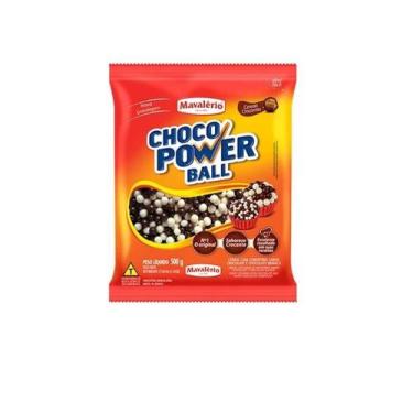 Imagem de 3un Cereal Choco Power Ball Ao Leite crocante 500g Mavalério - Mor, Ch
