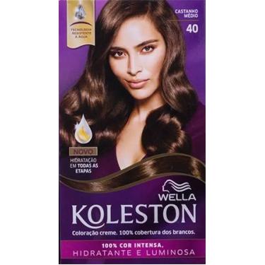 Imagem de Tintura Koleston Coloração Permanente - 40 Castanho Médio - WELLA, Cas