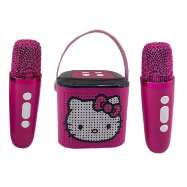 Imagem de Caixa De Som Bluetooth Karaokê Infantil Hello Kitty