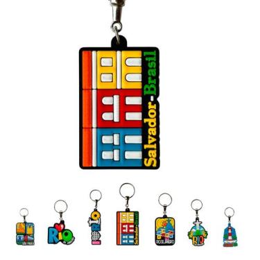 Imagem de Chaveiro de Borracha Turismo Souvenir Prédios de Salvador - Portal da 