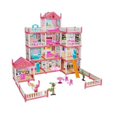 Imagem de Casa De Brinquedo Mini 3D DIY Para Meninas, Acessórios Para Montagem D