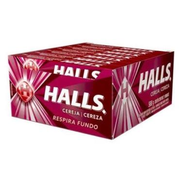 Imagem de Bala Halls Display c/ 21 Unidades, CEREJA