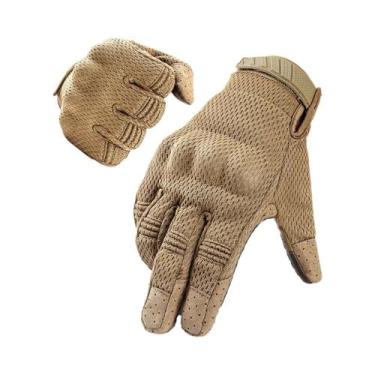 Imagem de Luvas Táticas De Dedo Inteiro Compatíveis Com Tela Sensível Ao Toque P