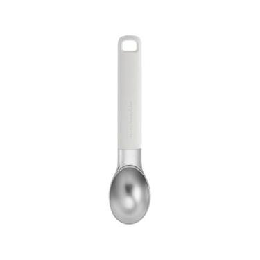 Imagem de COLHER DE SORVETE KITCHENAID FORMA DE CONCHA EM ZINCO BRANCO KHA117OHPNG - FAST