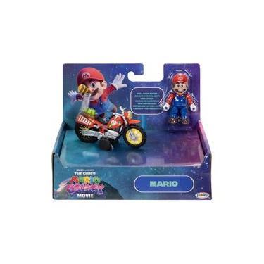 Imagem de Moto Com Boneco Do Mario de 6cm - Super Mario Filme