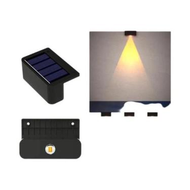 Imagem de Luminária Solar De Parede Externa À Prova d'Água Com 10, 8, 6 Ou 4 LED