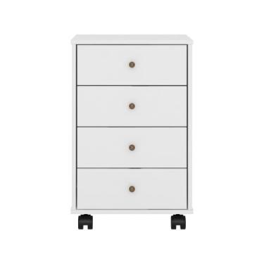 Imagem de Gaveteiro Office Presence Branco Brilho  Demóbile, Branco