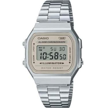 Imagem de Relógio Casio Vintage A168WA-8AYDF Prata-Unissex