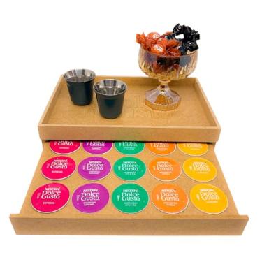 Imagem de Bandeja Porta Cápsula Dolce Gusto 15 Cápsulas Cor:Cru