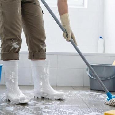 Imagem de Bota Galocha Impermeável Para Limpeza e Faxina Material Pvc - Strano, 