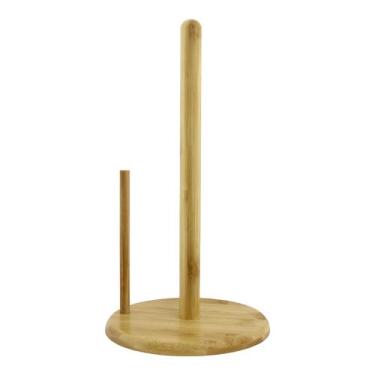 Imagem de Suporte papel toalha em bambu natural grande - Casa Hera Maria, Bambu