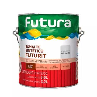 Imagem de Esmalte Sintético Futurit 0,9L Varias Cores Futura - 000364, Branco