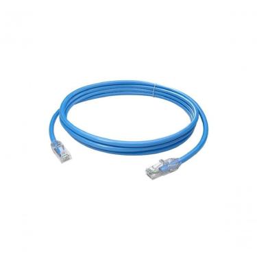 Imagem de Patch Cord Cat5e 1.5M Azul T568A para Transmissão de Dados Até 1000MBPS com Construção...