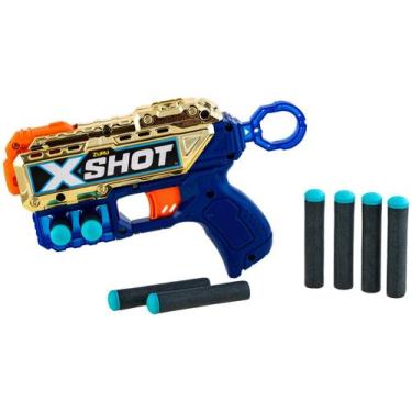 Imagem de Lançador de Dardos X-Shot Royale Kickback - Candide 9 Peças