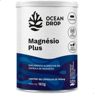 Imagem de Magnesio Plus Vegano 900mg 180 Capsulas Ocean Drop, Natural