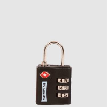 Imagem de Cadeado TSA com Combinação Preto Sestini