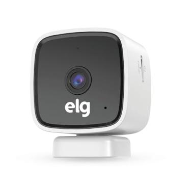 Imagem de ELG, SHCI603, Câmera interna 1080P Full HD Inteligente Wi-Fi com Botão SOS, Áudio Bidirecional, Visão Noturna e Detecção de Movimentos, Branco