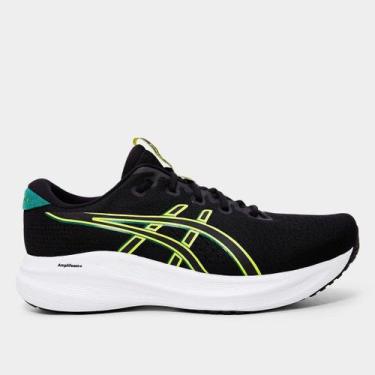 Imagem de Tênis Asics Gel-Excite 11 Masculino, Preto, Amarelo, 43