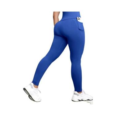 Imagem de Leggings Femininas De Cintura Alta Em Cor Sólida, Calças De Treino Que