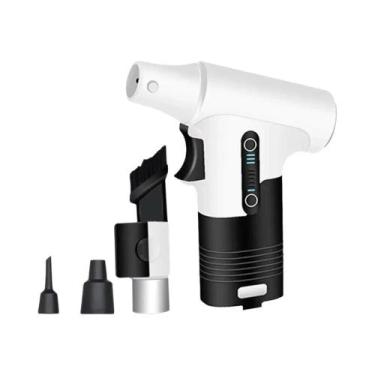 Imagem de Ventilador Turbo Mini Ajustável, Soprador Elétrico De Ar Com Velocidad