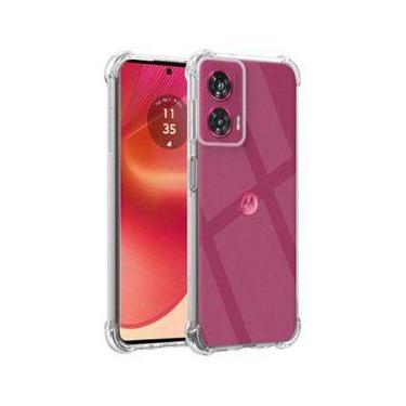 Imagem de Capa Capinha transparente para Motorola Moto Edge 50 Fusion anti impac