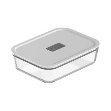 Imagem de Pote de Vidro Hermético Fresh Lock para Preparo e Armazenamento de Alimentos Freezer Fo...