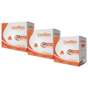Imagem de Kit 3 Cartiflan Colágeno Tipo II + Vitaminas 30 Cápsulas - Macrophytus