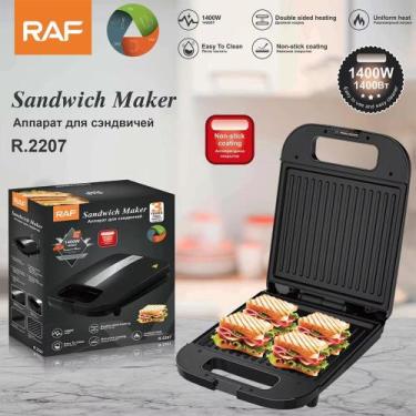 Imagem de Grill e Sanduicheira para 4 sanduiches RAF - Ref- 2207
