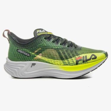 Imagem de Tênis Running Fila Masculino Racer Carbon Academia Esporte, Verde, 39