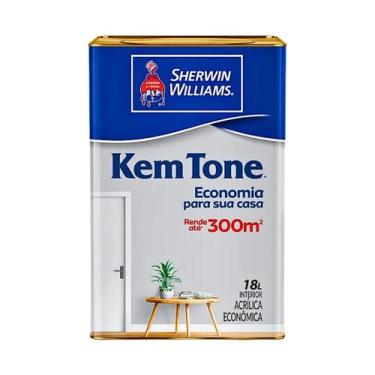 Imagem de Sherwin Williams KEMTONE TINTA ACR FOSCA 18LT BRANCO GELO