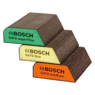 Imagem de Esponja Abrasiva Bosch Best for Profile 3 Peças