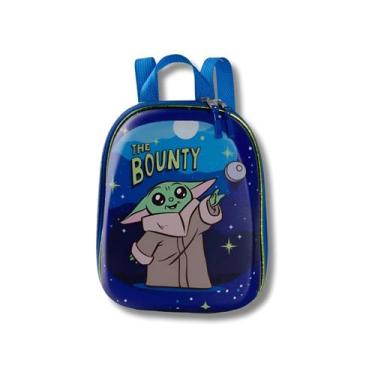Imagem de Lancheira de Costas Star Wars Grogu 3D Infantil Impermeável - Diplomat