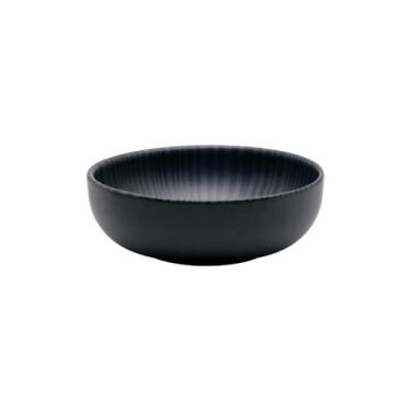 Imagem de Tigela De Cerâmica Flat 16,5Cm 600Ml Ônix Preta Oxford