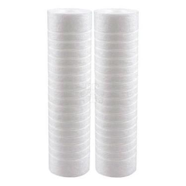 Imagem de Kit 2 Filtros Ranhurado De Polipropileno Cor Branco Branco - Royal B&B