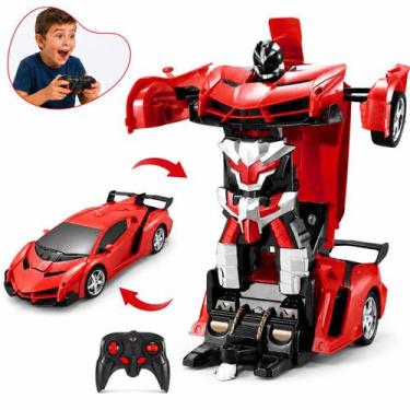 Imagem de Carrinho Robô Transformer Controle Remoto Infantil Carro Transformer Q