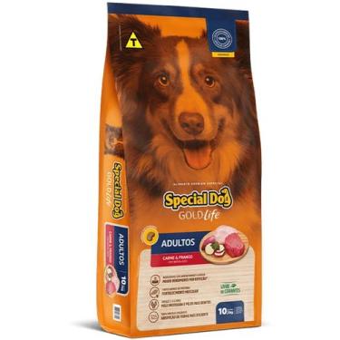 Imagem de Ração para Cães Adultos Special Dog Gold Life Carne e Frango 15 kg - M
