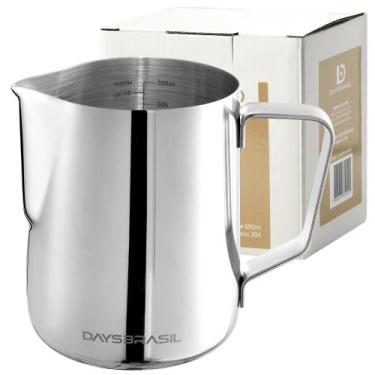 Imagem de Leiteira Pitcher Espumador Em Aço Inox 600 ML- Days Brasil