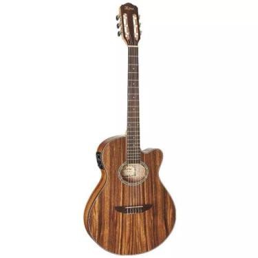Imagem de Violao Eletrico Nylon Hofma HMN288 STNT Satin natural