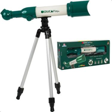 Imagem de Telescópio Infantil Refrator Astronomia C/ Zoom 80x - BP3004 - POLILAB