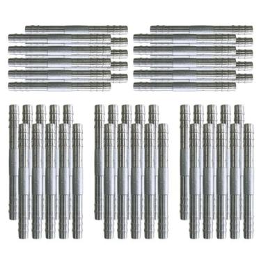 Imagem de Kit 50 Unidades Emenda Ar Condicionado Reta 6mm Alumínio - LETÍCIA AR 