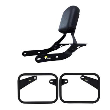 Imagem de Sissy bar Encosto + Afastador Moto Kawasaki Eliminator 500 Start Racin