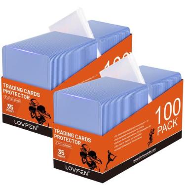 Imagem de Capas para cartas LOVFEN 200 toploaders 3x4 para beisebol