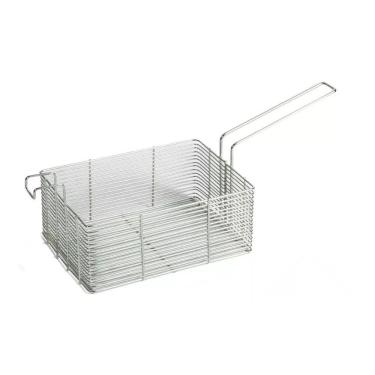Imagem de Cesto para Frituras CS-5-15-STM Reforçado em Aço Inox Aramado Multiuso para Cozinha Inox Stevan Metal 24CM