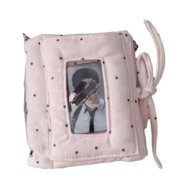 Imagem de Agenda De Bolso Estilo Coreano Com Bolinhas, 3 Dobras, Refil Substituí