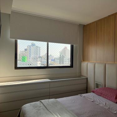 Imagem de Persiana Rolo Blackout Napolis 1,06X2,25M Poliéster para Quarto Mescla Alanza