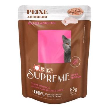 Imagem de Ração Úmida Sache Quatree Supreme Gatos Adultos Peixe 85g